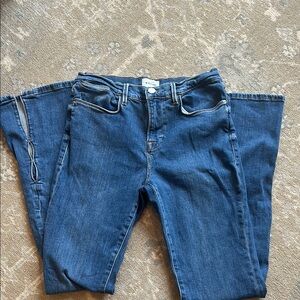 Frame Denim Blue Flare Jeans